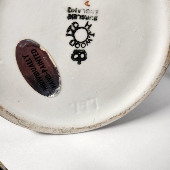 Vintage Hand-painting Tavern Scene Jug Vase by H. J. WOOD LTD BURSLEM ENGLAND - Picture 7 of 7